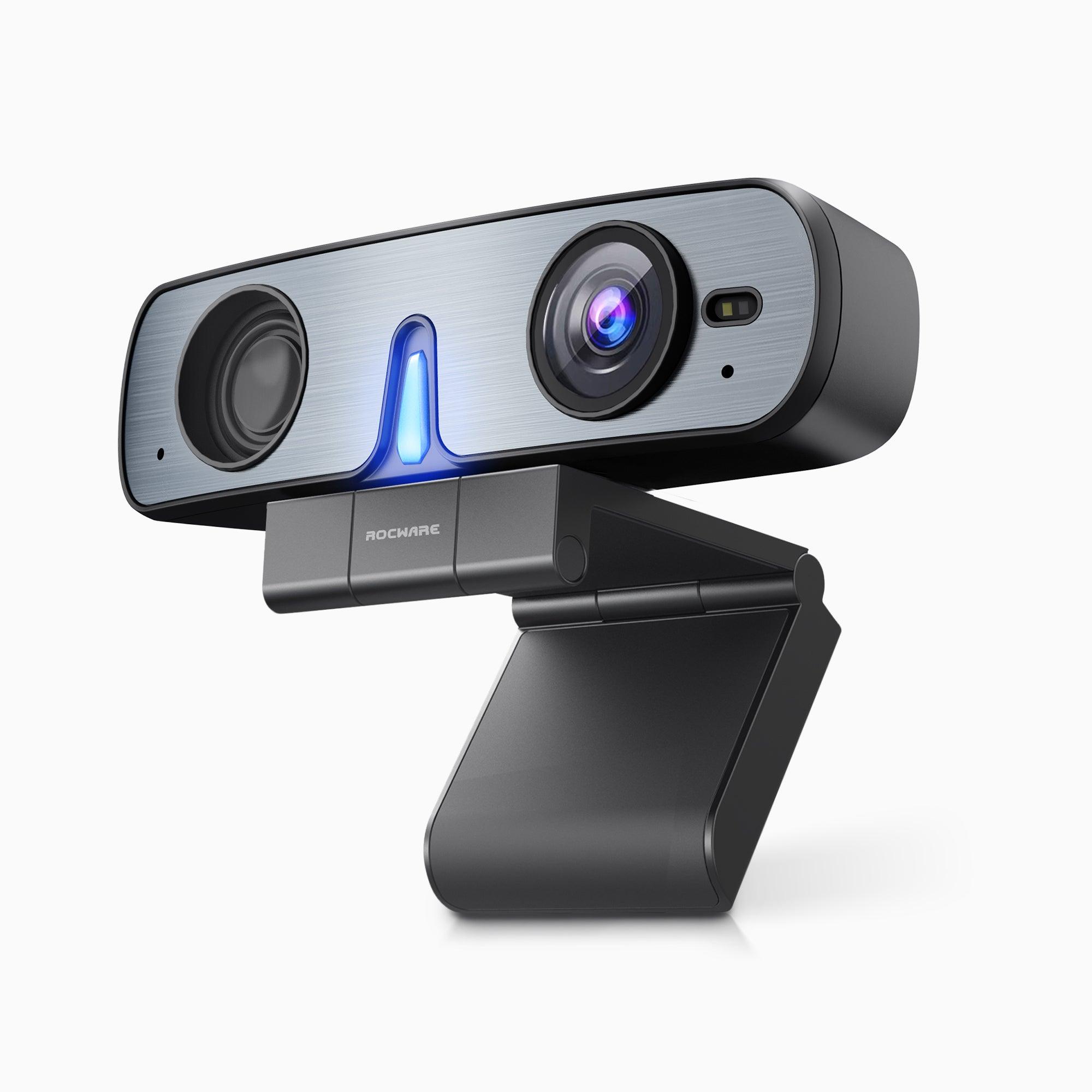 Webcam tout-en-un RC08 1080p avec haut-parleur et micro