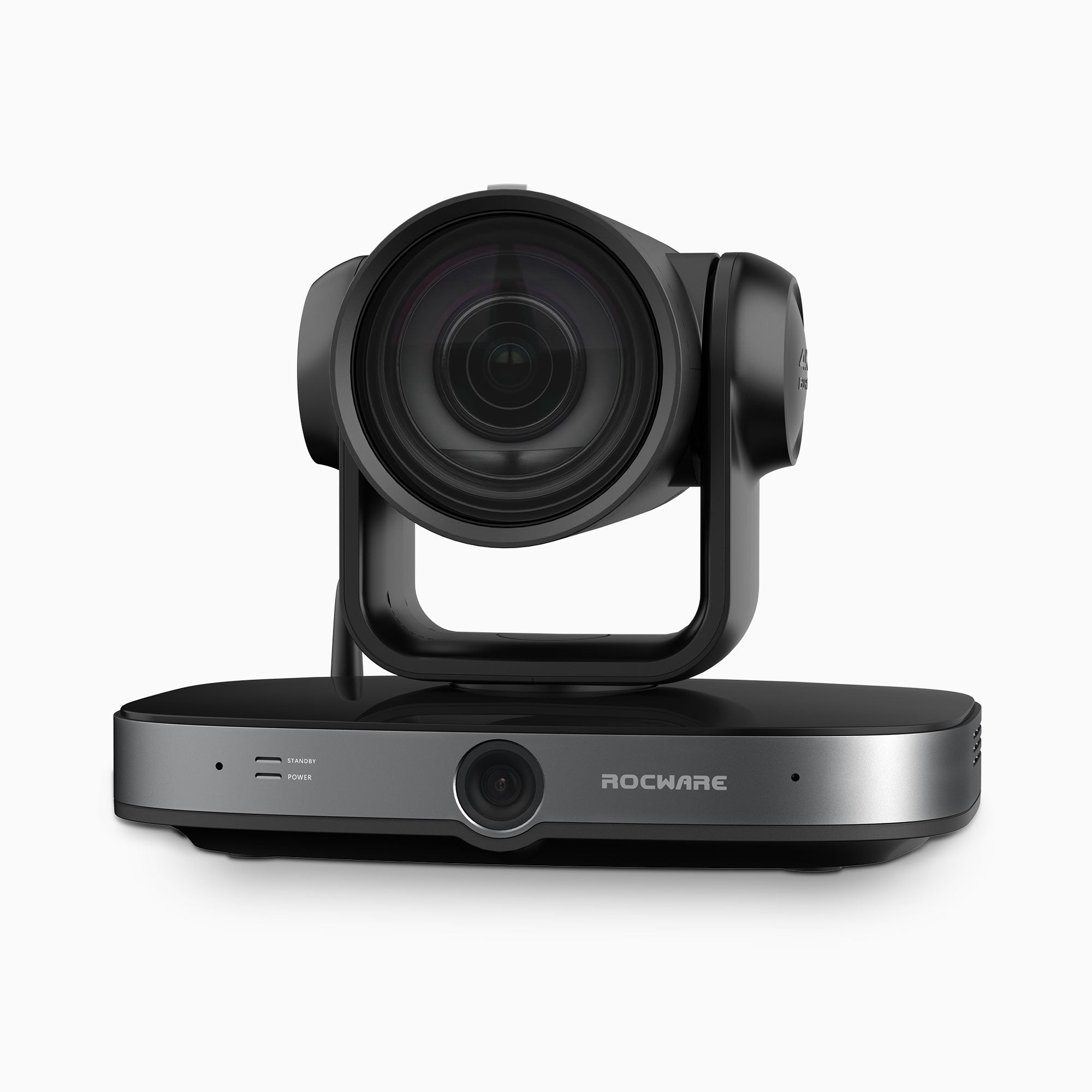 Caméra de conférence vidéo PTZ Rocware RC91 4K60 avec zoom optique 12X, suivi IA, NDI optionnel